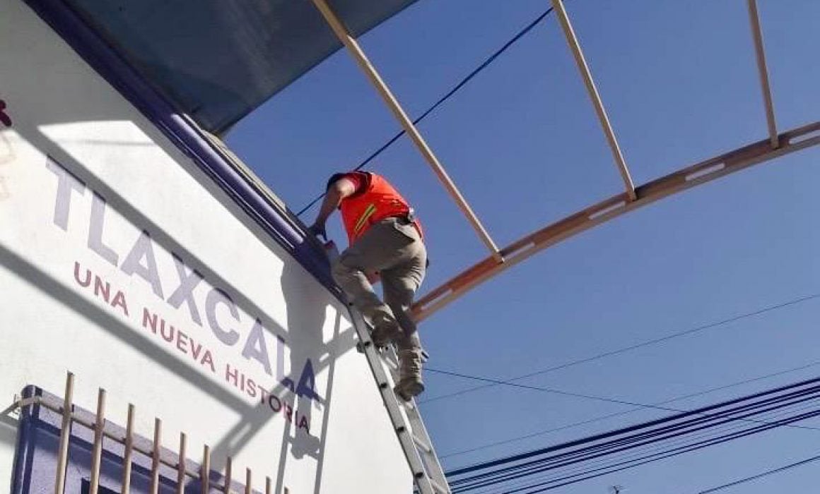 Activa Huamantla protocolo de seguridad por fuertes vientos en la zona