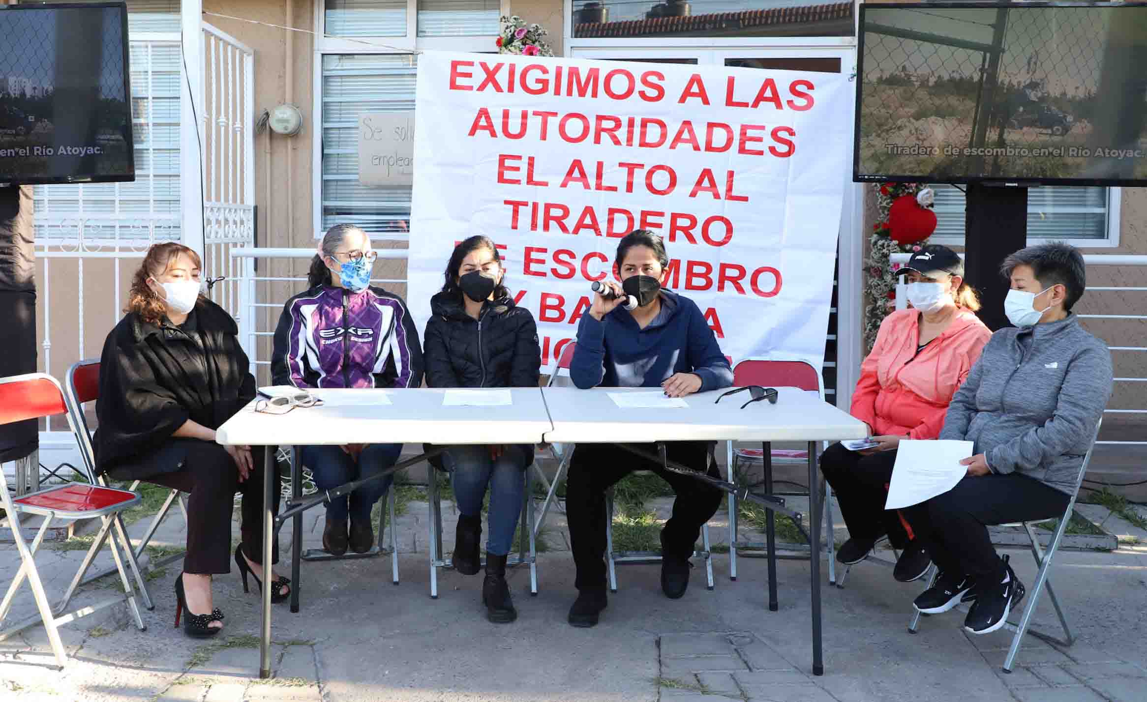 Vecinos de Geovillas La Vista demandan solución urgente a tiradero de basura y amenazan con cierre de vialidades