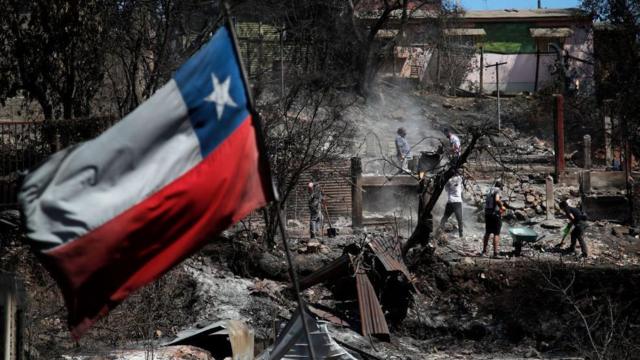 Por: Cortesía Incendio en Chile