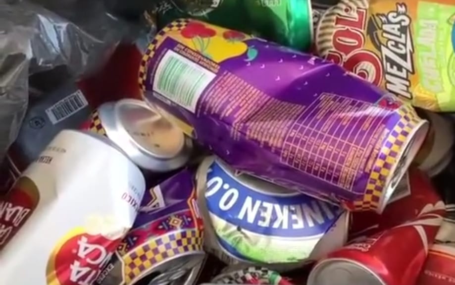 Por: Cortesía Lula Pineda Jornada de reciclaje "Una Sola Tierra" en Cholula