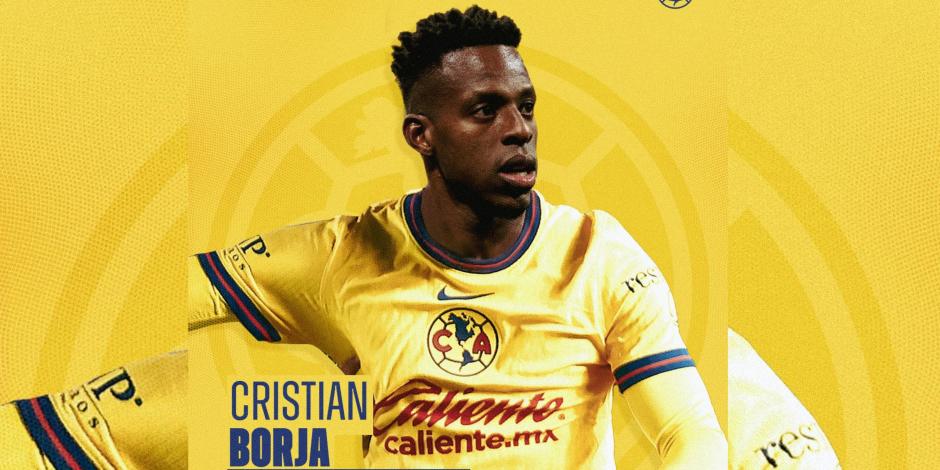 Por: Cortesía Cristian Borja refuerzo del América para la Apertura 2024 de la Liga MX