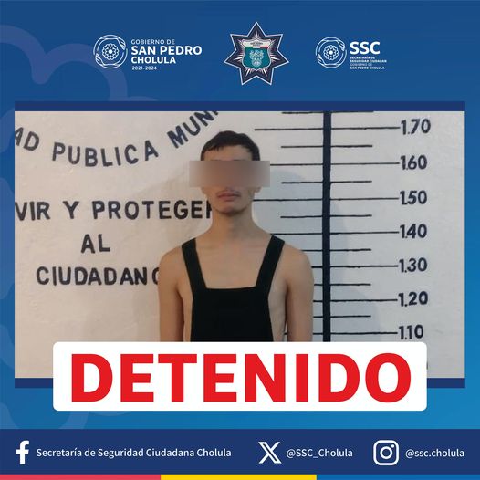 Por: Cortesía Lula Pineda Sorprenden a David “N” grafitiando en vía pública, Guardia Turística lo detiene