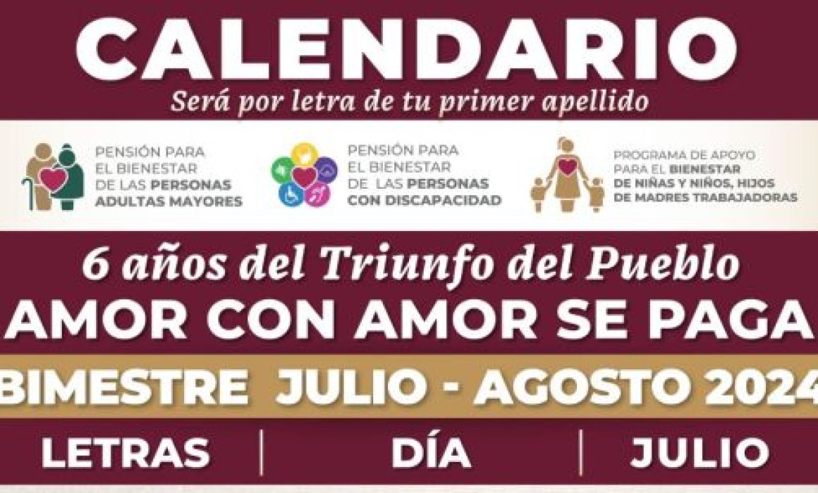Inicia Bienestar pago de pensiones y programas del bimestre julio-agosto