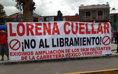 Reviran pobladores de Calpulalpan contra la construcción de Libramiento