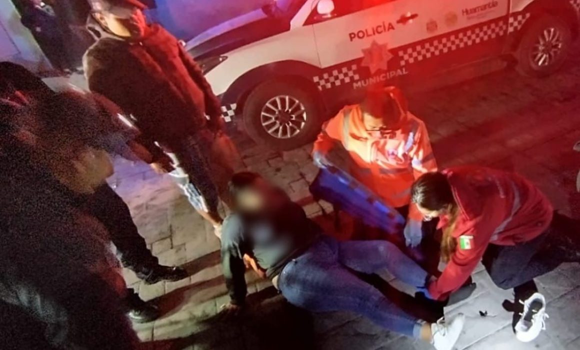 Por: Cortesía Atiende PC de Huamantla a personas heridas en hecho vial