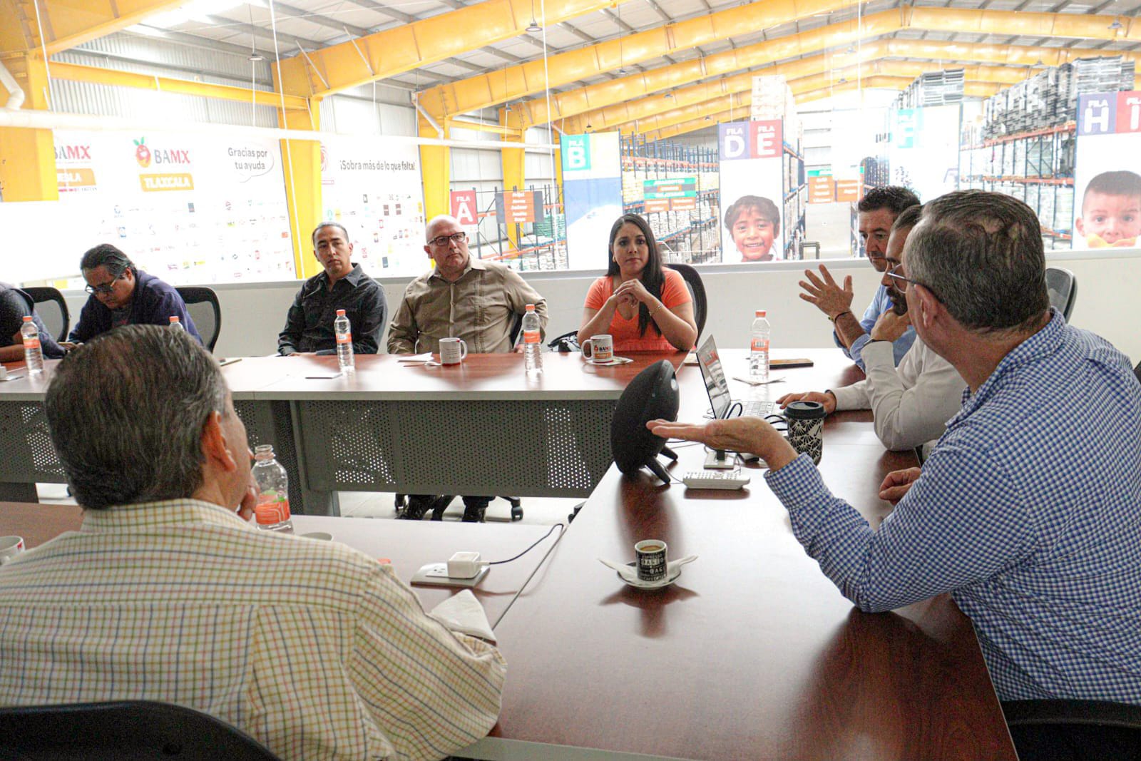 Por: Cortesía Lula Pineda Tonatzin Fernández visita el Banco de Alimentos de Puebla