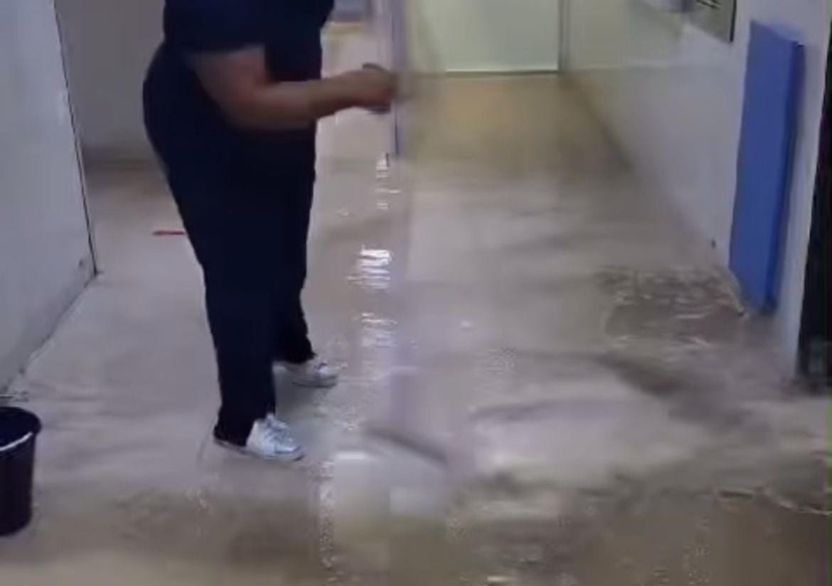 Por: Cortesía Nuevamente se inunda el hospital IMSS-BIENESTAR de Tzompantepec