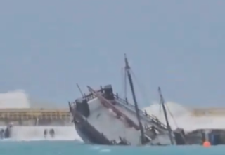Por: Cortesía Huracán “Berly” hunde embarcaciones en Barbados