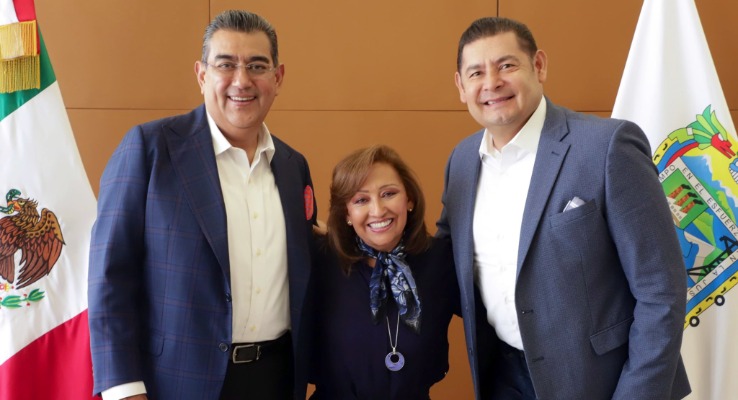Por: Cortesía Céspedes y Armenta se reúnen con gobernadoras de Tlaxcala y Morelos