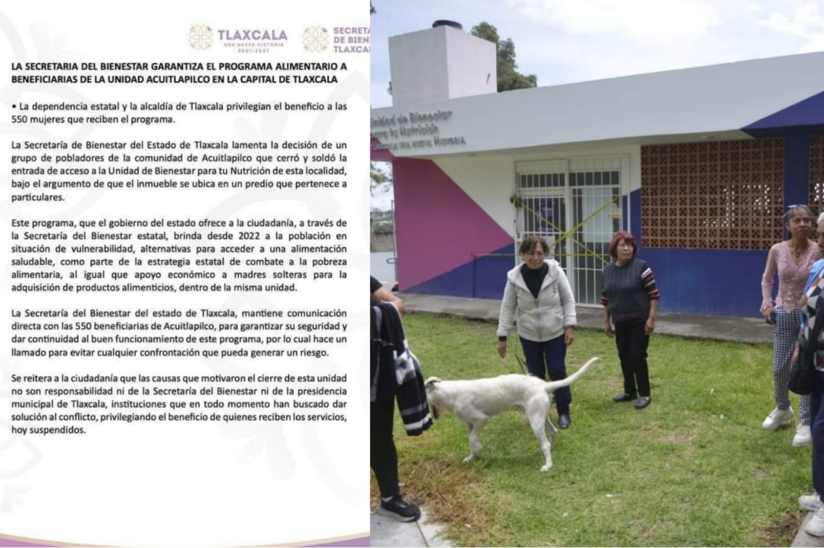 Por: Cortesía Un conflicto más se suma en Acuitlapilco, pobladores cierran Unidad de Bienestar