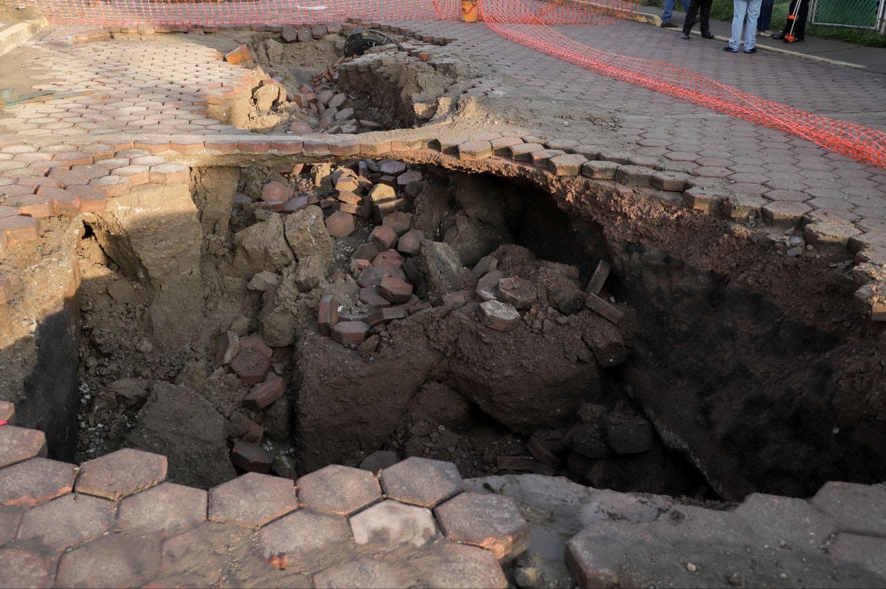 comunicado oficial Se realizará diagnóstivo en calle Atzala para evitar más afectaciones: Mundo Tlatehui