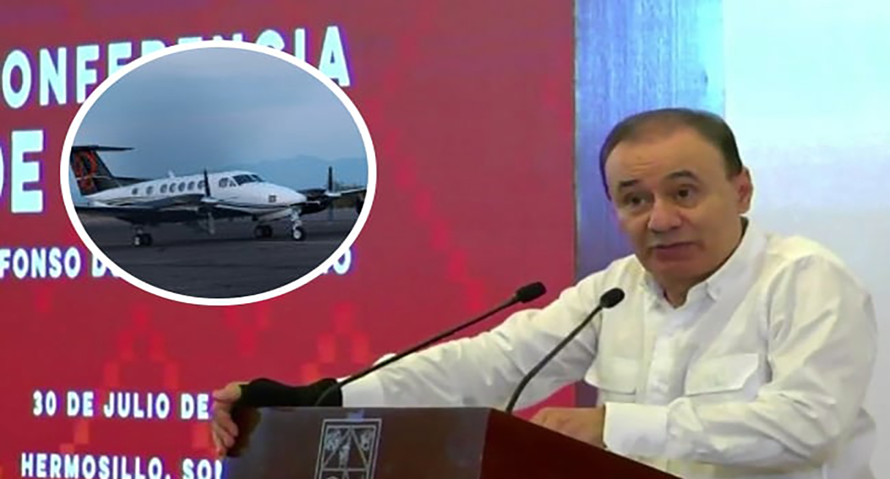 Por: Cortesía Gobernador de Sonora afirma que el avión que transportó a “El Mayo” no despego de su estado