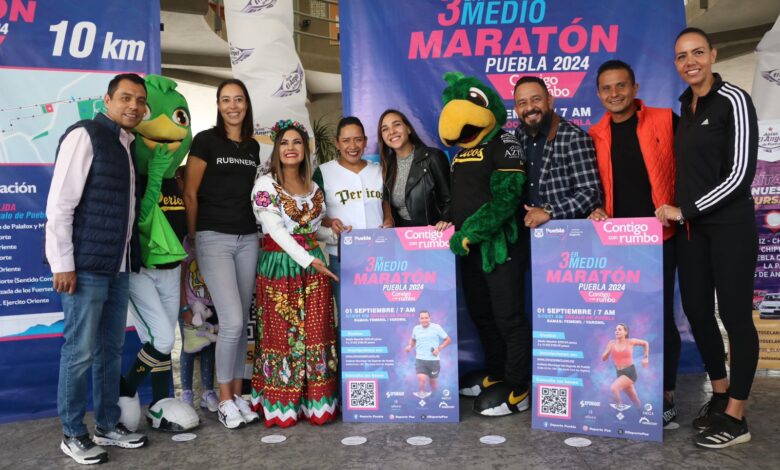 Por: Cortesía Anuncian 3er. Medio Maratón de Puebla 2024 para el 1 de septiembre