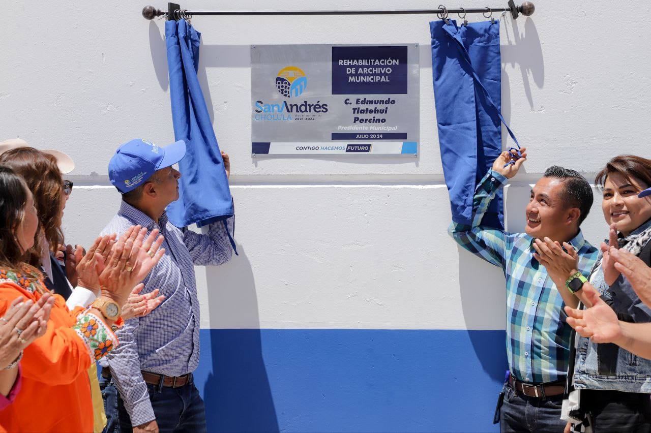 comunicado oficial Inaugura Mundo Tlatehui rehabilitación del edificio de archivo municipal