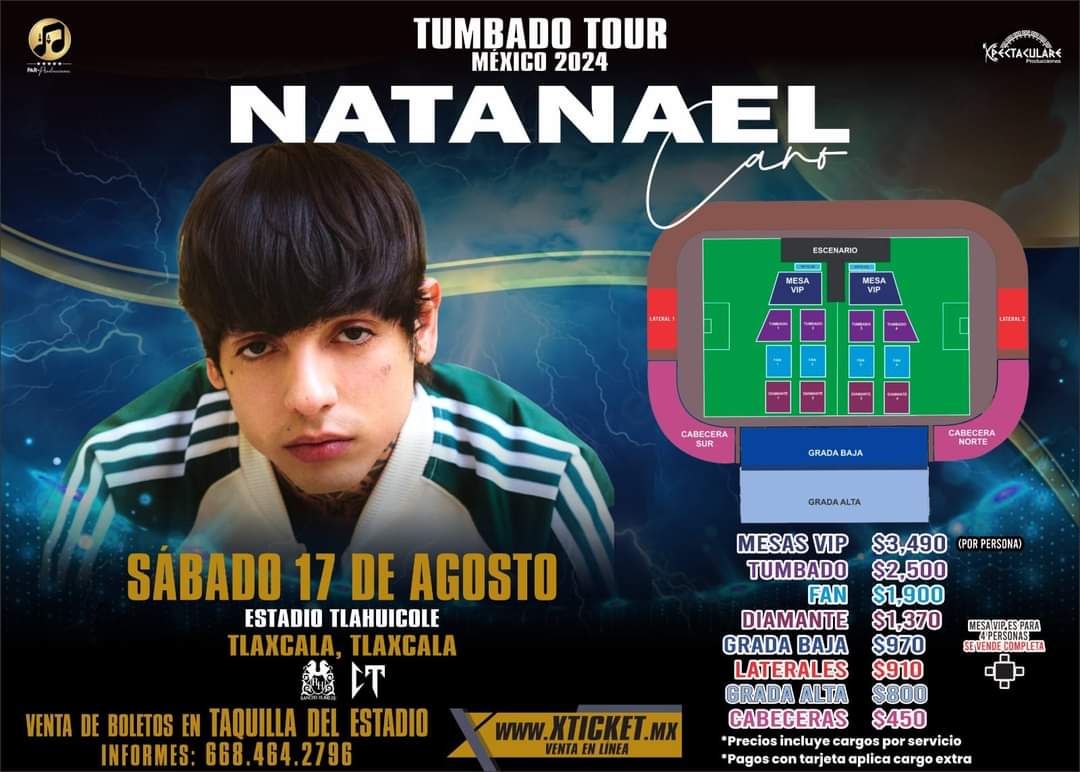 Por: Especial  ¡Ve por tus boletos! Natanael Cano regresa a Tlaxcala