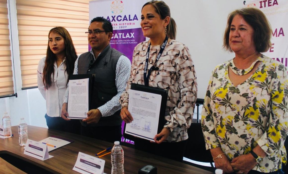 Firman convenio ITEA e Icatlax para reducir el rezago educativo