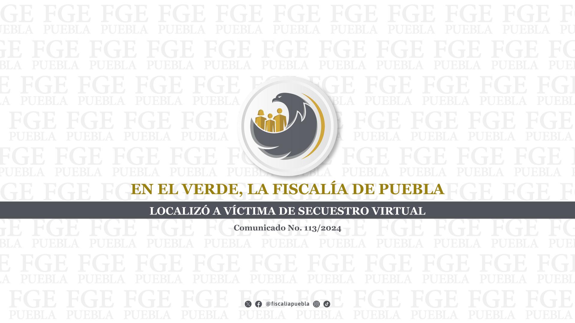 Por: Cortesía Secuestro virtual Puebla
