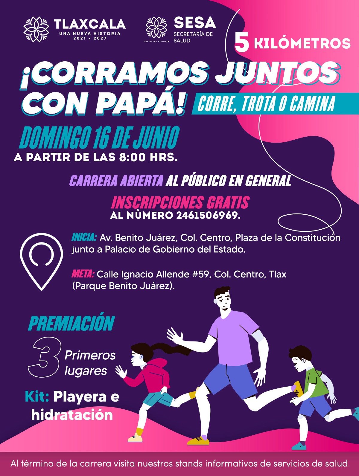 Por: Cortesía Invita Sector Salud a la carrera por el Día del padre