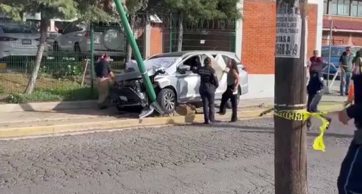 Por: Cortesía Balacera afuera del Centro Educativo Camino Real en Cholula
