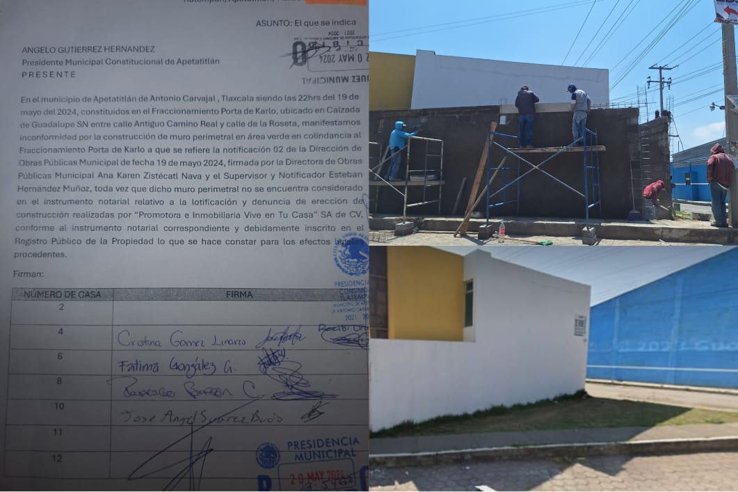 Denuncian vecinos de Tlatempan apropiación ilegal de área común, ayuntamiento de Apetatitlán sin intervenir