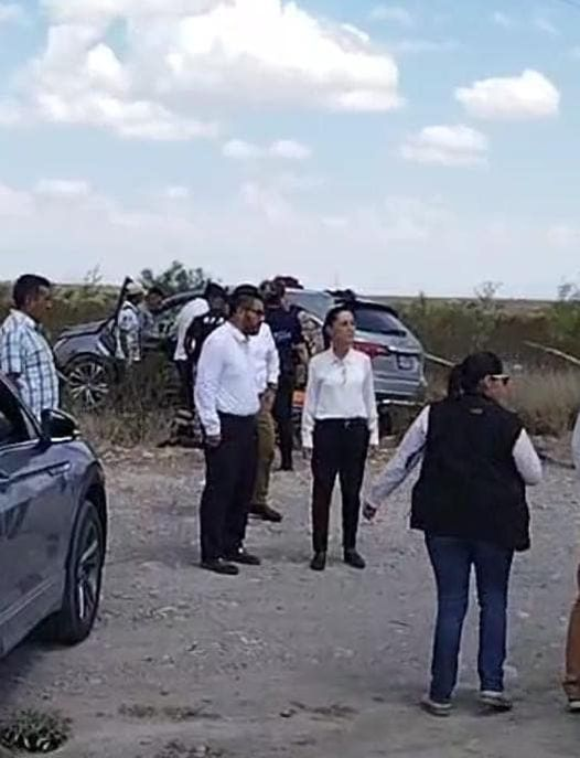 Por: Cortesía Equipo de Sheinbaum sufre accidente en carretera a Coahuila