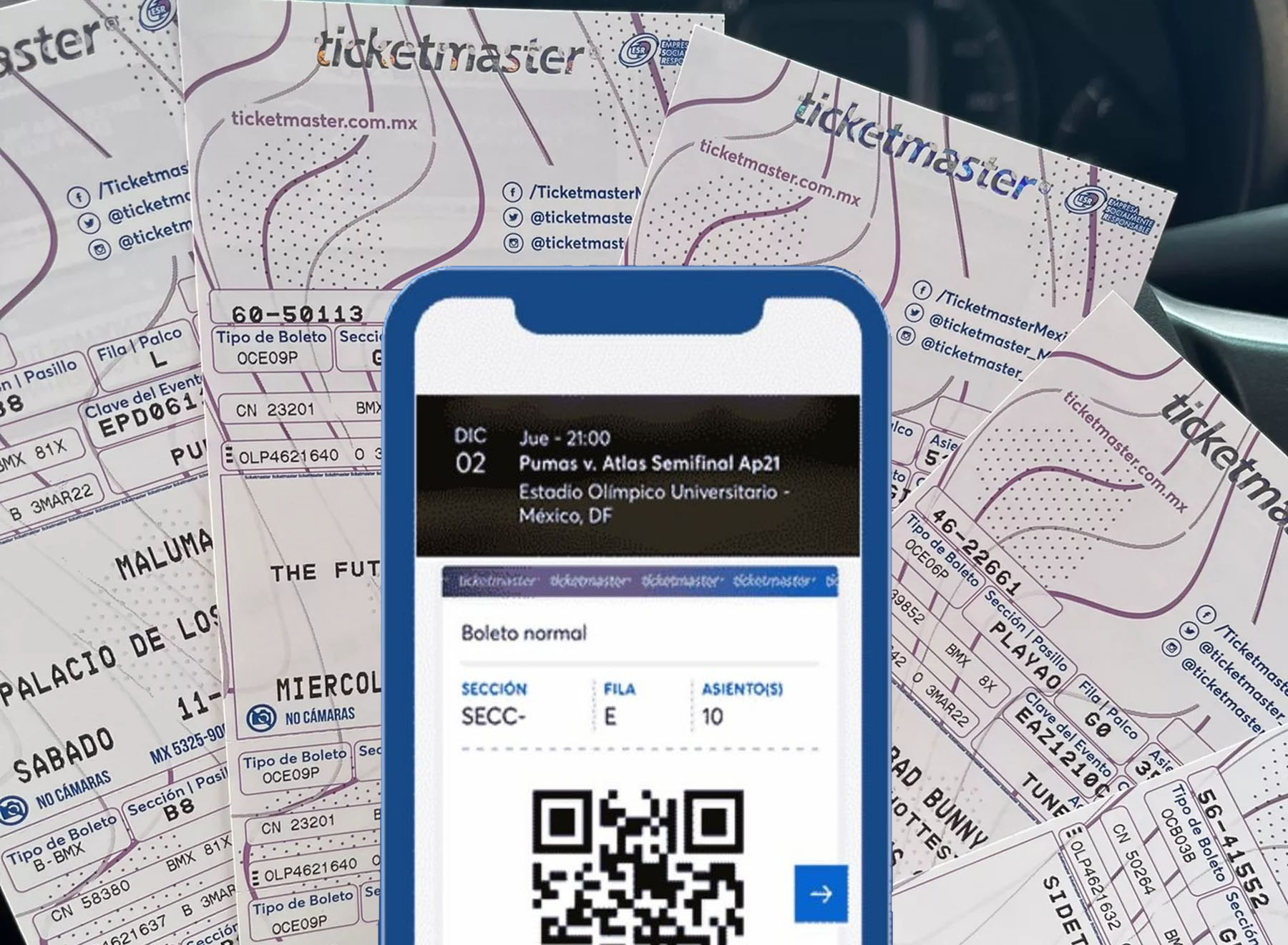 Por: Cortesía Profeco dio un plazo de 48 horas a Ticketmaster para suprimir la cláusula de no reembolso