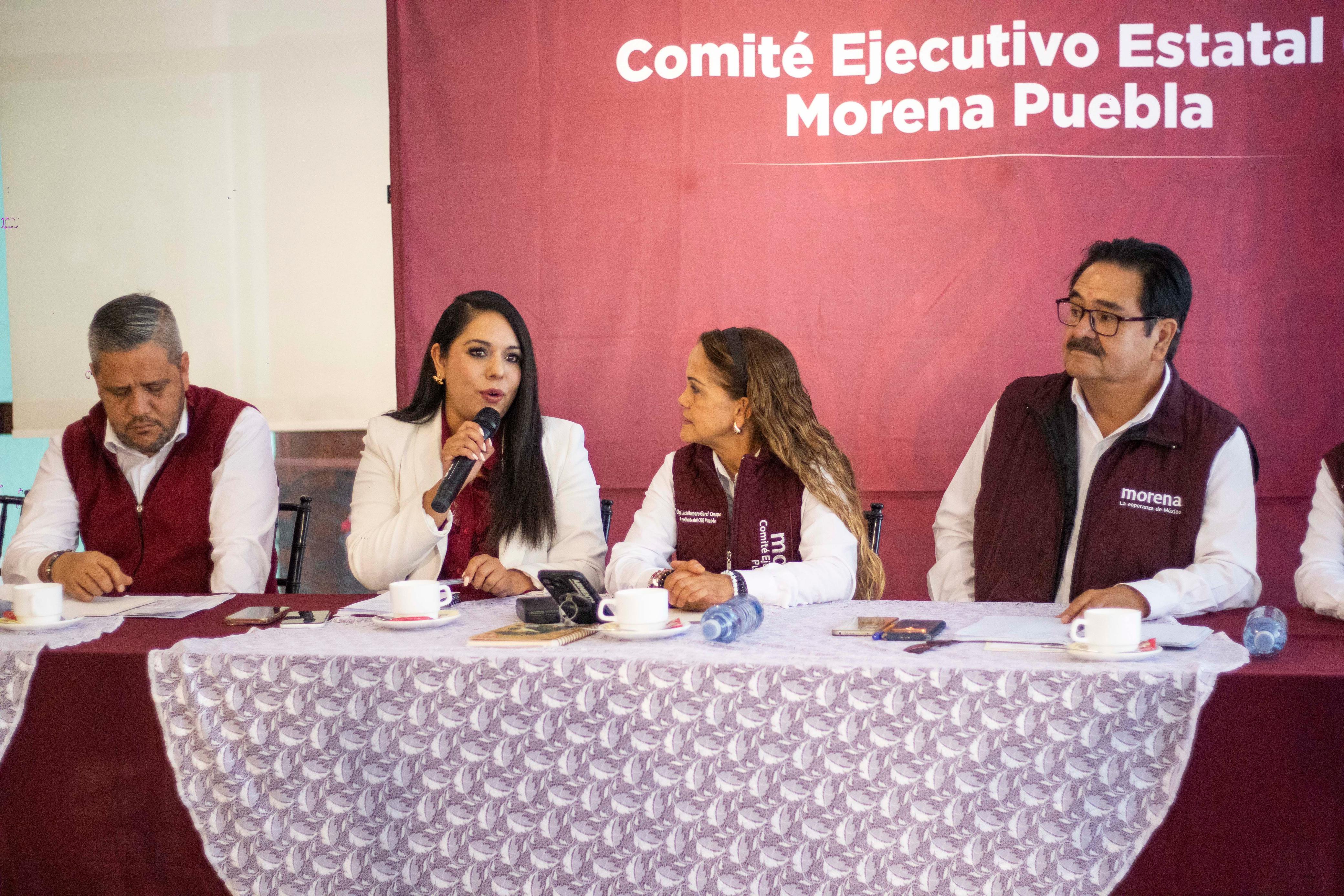 Por: Cortesía Lula Pineda Morena reconoce trabajo de Tonanzin Fernández que la lleva a alcanzar presidencia de San Pedro Cholula