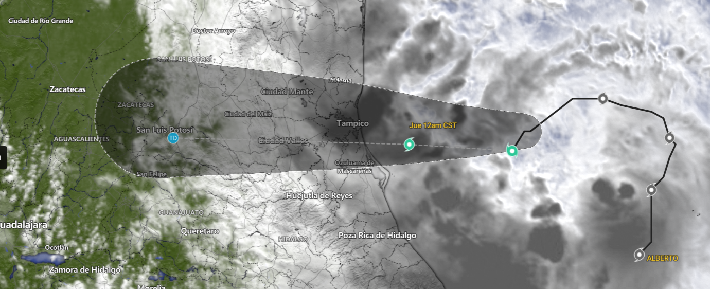 Por: Cortesía No descartan que tormenta tropical se convierta en huracán