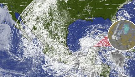 Por: Cortesía Alertan sobre posible ciclón en el Golfo de México