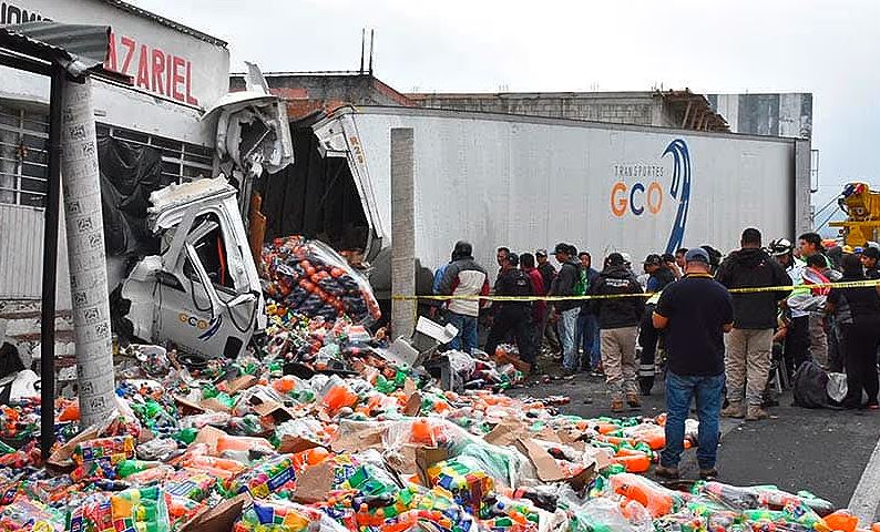 Por: Cortesía Accidente trailer