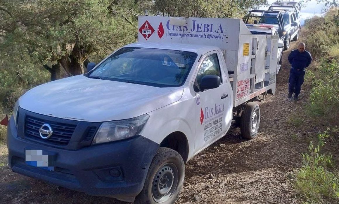 Recupera en minutos policía de Huamantla vehículo repartidor de gas