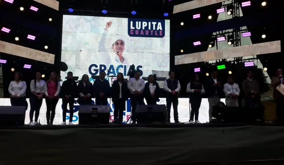 Por: Cortesía Lula Pineda Sanandreseños festejan triunfo de Guadalupe Cuautle con Los Askis