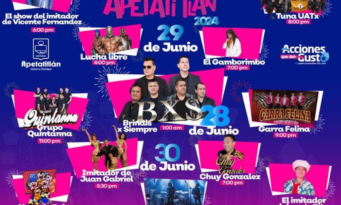 Por: Cortesía Llega la Feria Apetatitlán 2024