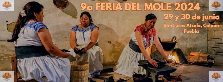 Por: Cortesía Lula Pineda Novena edición de la Feria del Mole en San Lucas Atzala