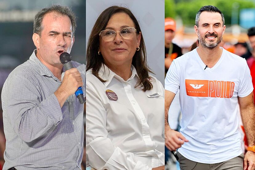 Por: Cortesía Rocío Nahle y José Francio candidatos a la gubernatura de Veracruz ejercen su voto