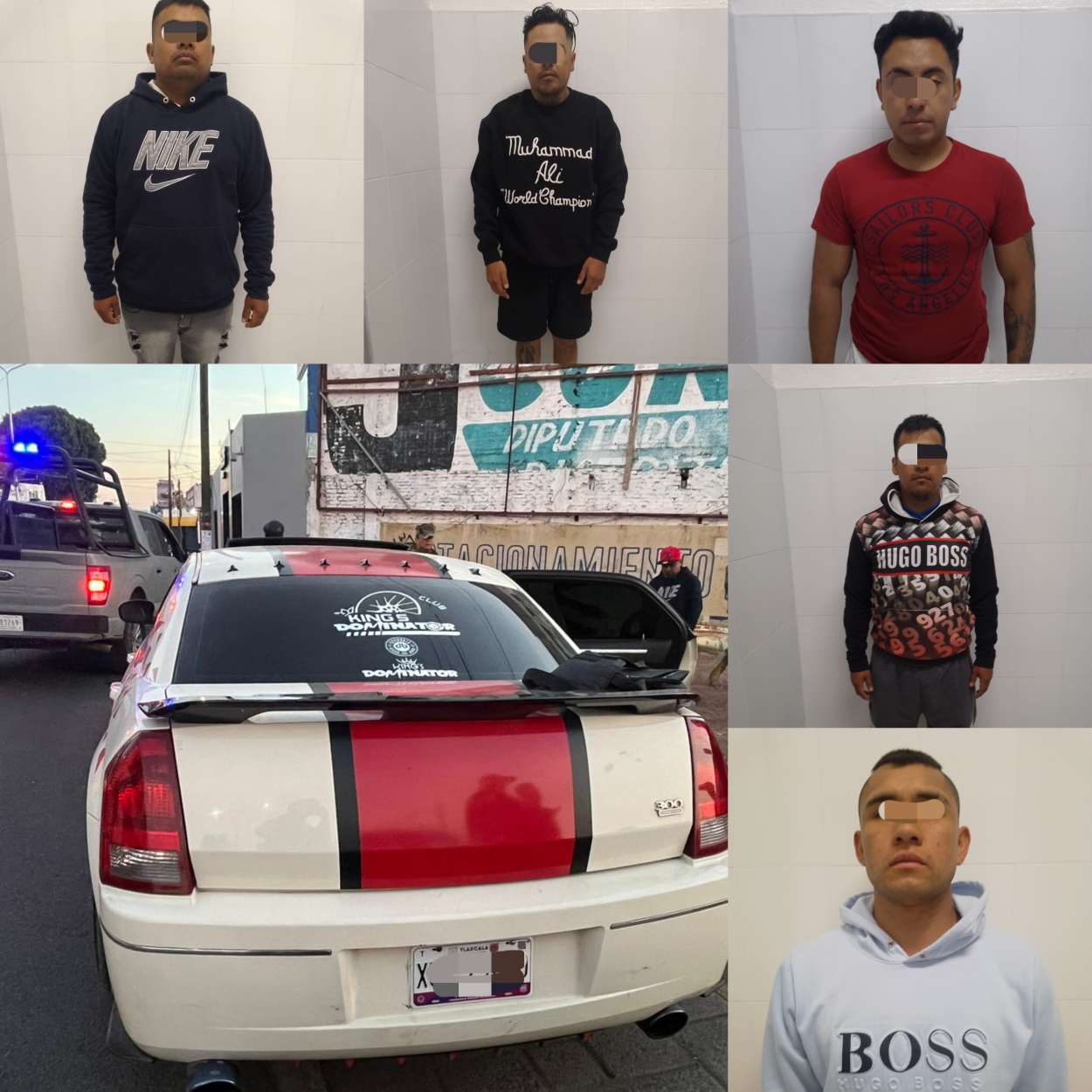 Detienen a cinco sujetos en Zacatelco por posesión ilegal de arma de fuego