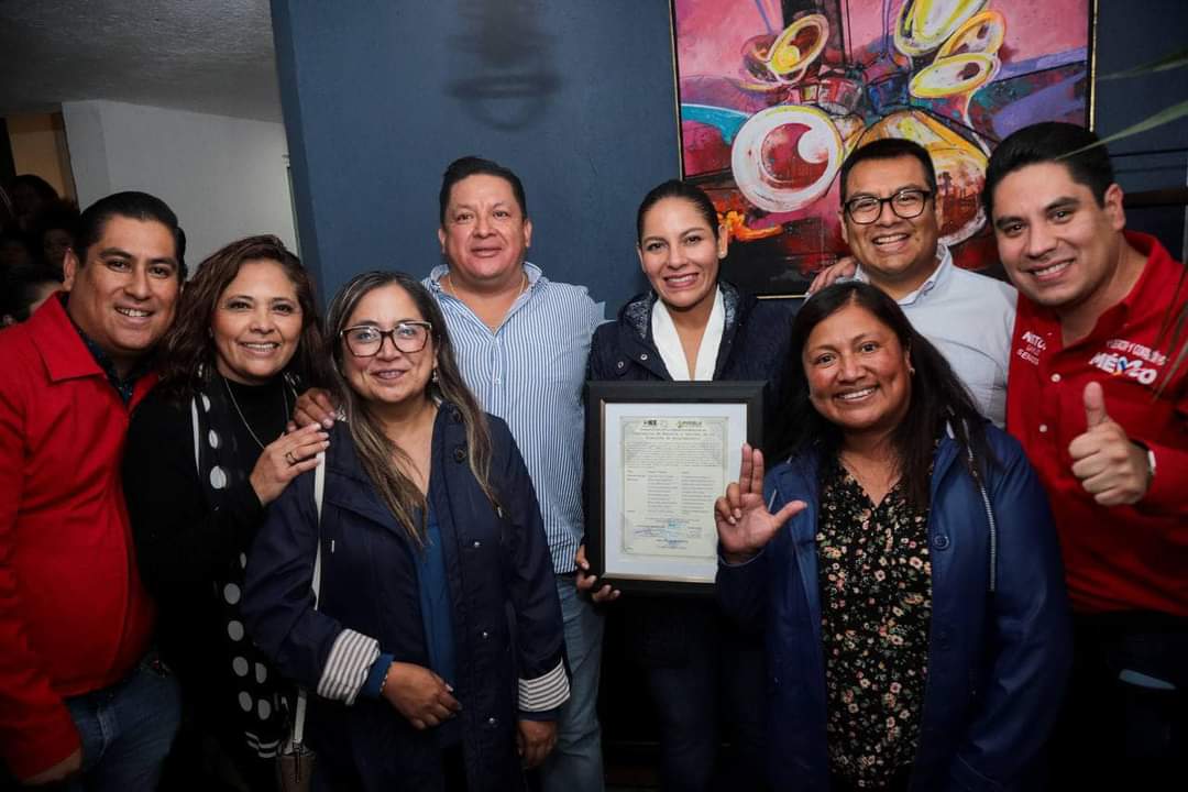 comunicado oficial Lupita Cuautle recibe constancia de mayoría