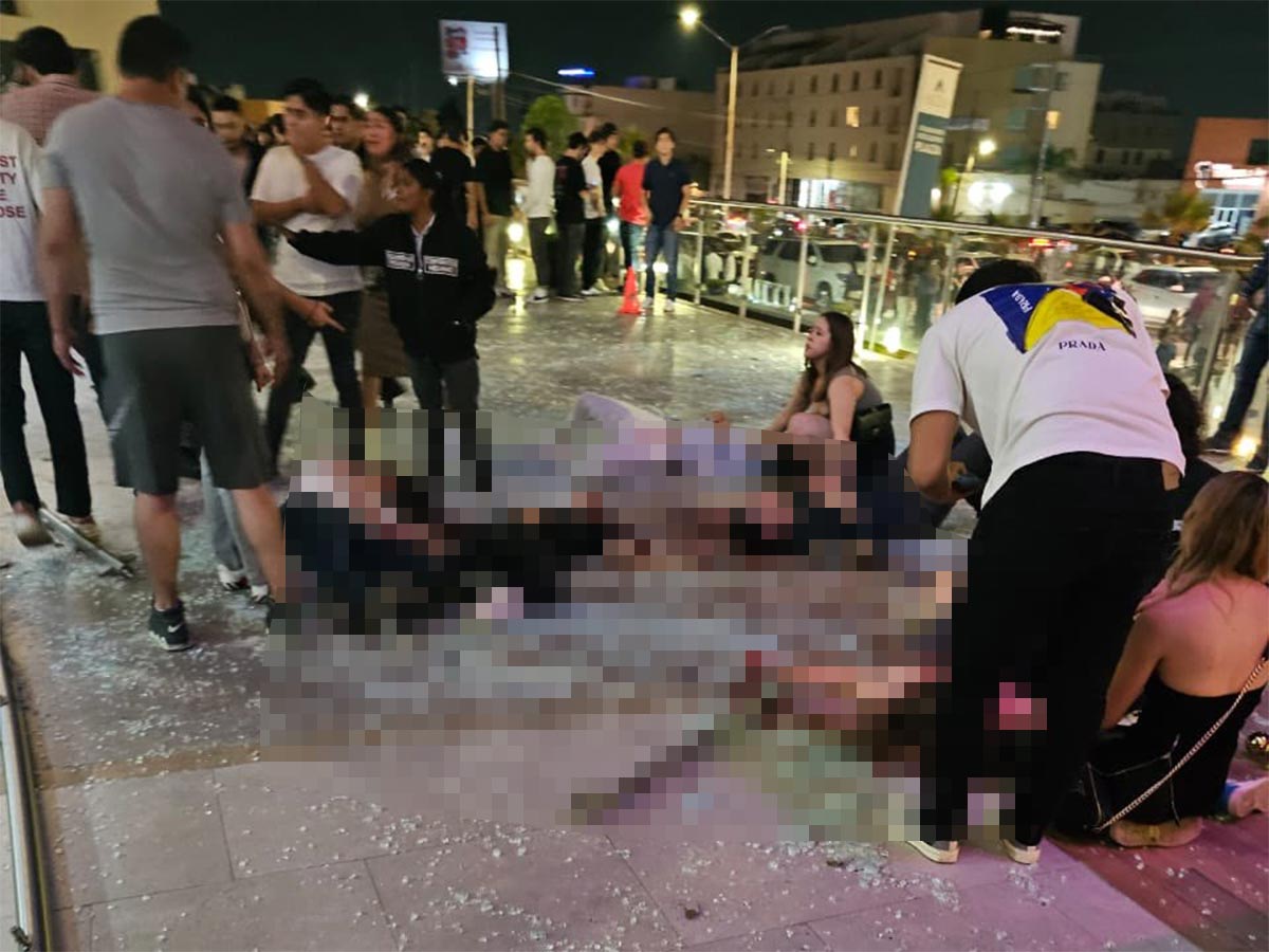 Por: Cortesía Desplome de barandal de un antro deja varios heridos y fallecidos
