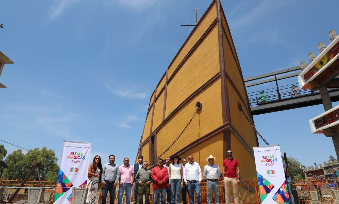 Concluyó tercera etapa de rutas mágicas de color en el pueblo mágico de Tlaxco