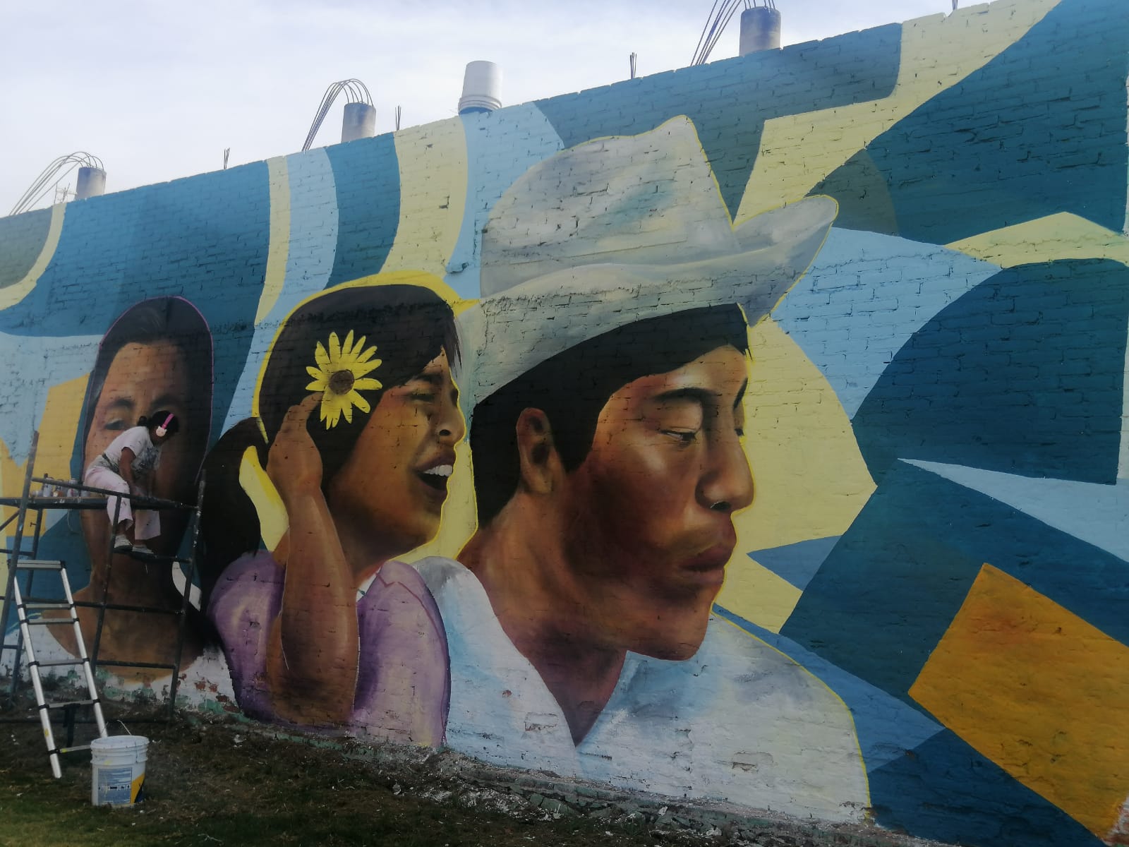 Por: Cortesía Lula Pineda Embelleciendo San Andrés Cholula: Murales que cuentan historias