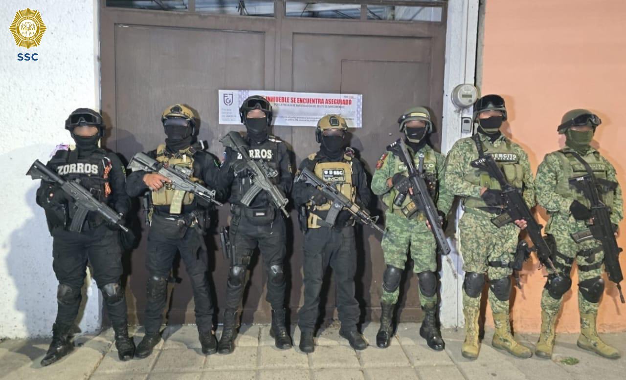 Por: Cortesía Aseguran 100 kilos de droga en Iztapalapa, CDMX