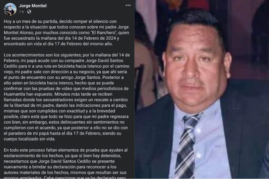 Por: Especial  Hermano de exedil de Huamantla involucrado en secuestro y muerte de empresario