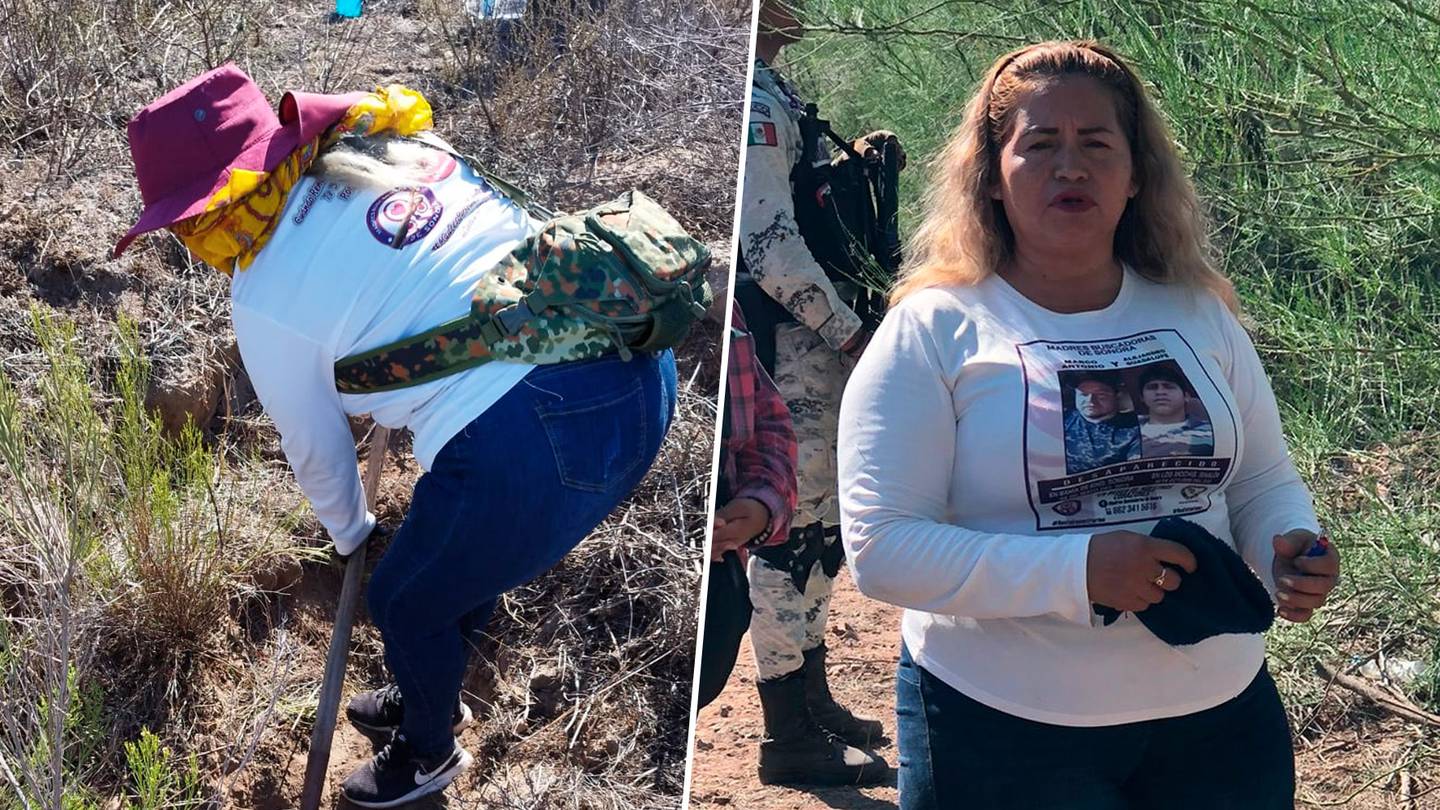 Por: Cortesía Ceci Flores enferma por realizar su labor como buscadora de desaparecidos