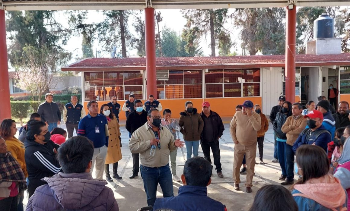 Por: Cortesía Aplicó Sepe protocolos de actuación en caso de secundaria de Tepetitla