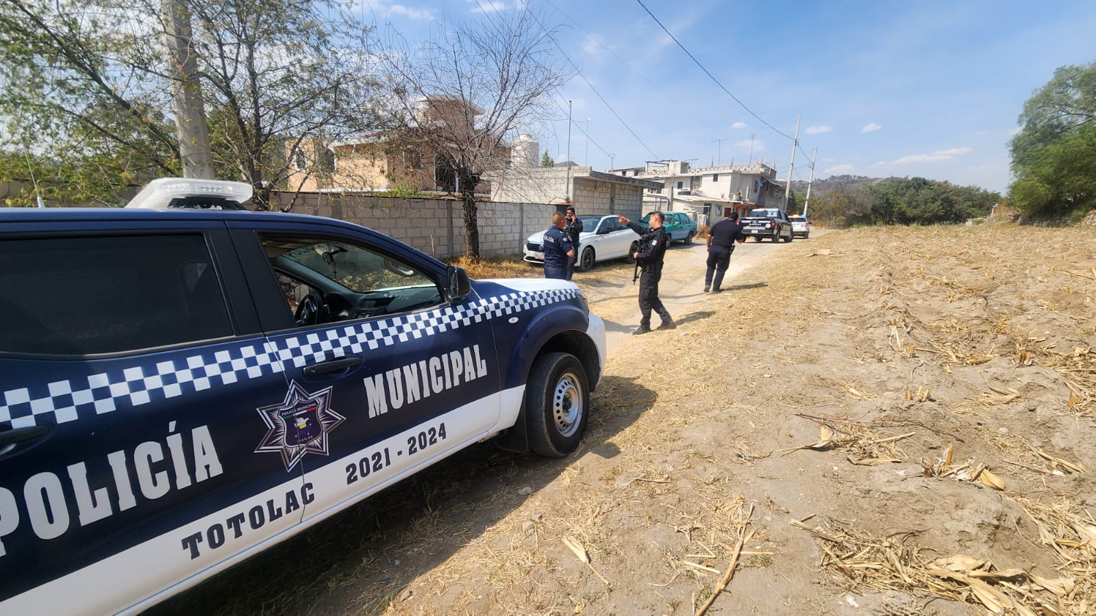 La Policía de Totolac Recupera Vehículo Robado