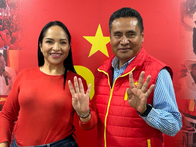 Por: Cortesía Lula Pineda Coordinadora estatal del PT felicita designación de Armando Aguirre como aspirante a la alcaldía de Coronango