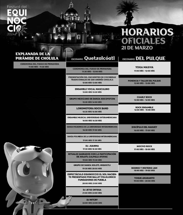 Por: Cortesía Lula Pineda Festival “Equinoccio 2024” listo para recibir a miles de visitantes