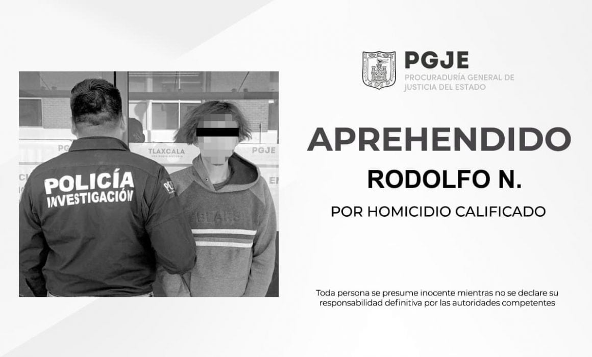 Aprehensión por homicidio: PGJE captura a presunto agresor en Panotla