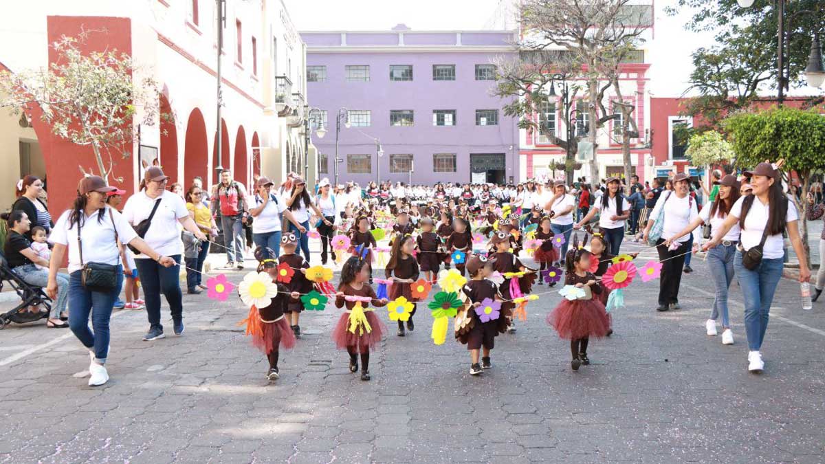 Por: Cortesía Atlixco se llenó de alegría tras desfile de primavera