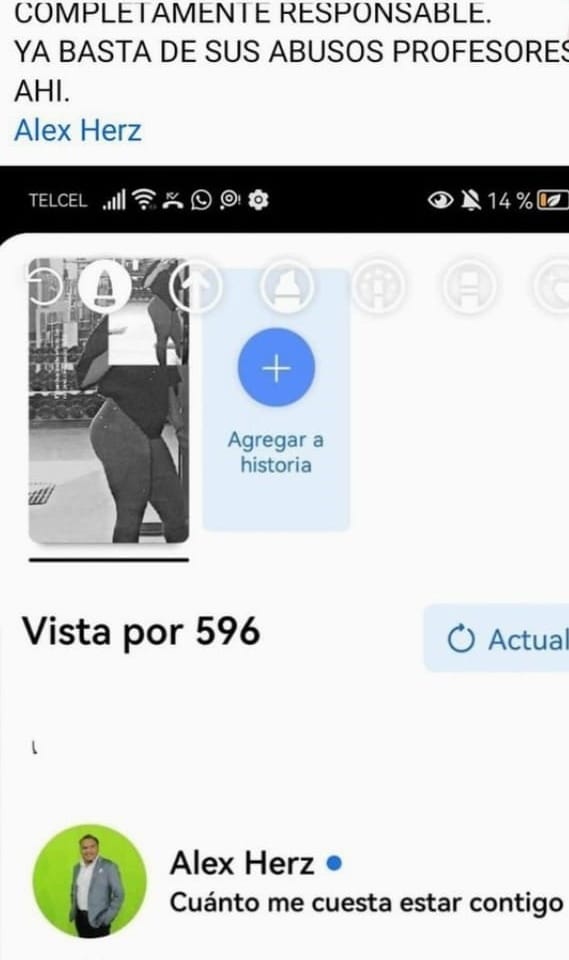 Por: Cortesía Lula Pineda Denuncian casos de acoso en el Centro Escolar de San Andrés Cholula